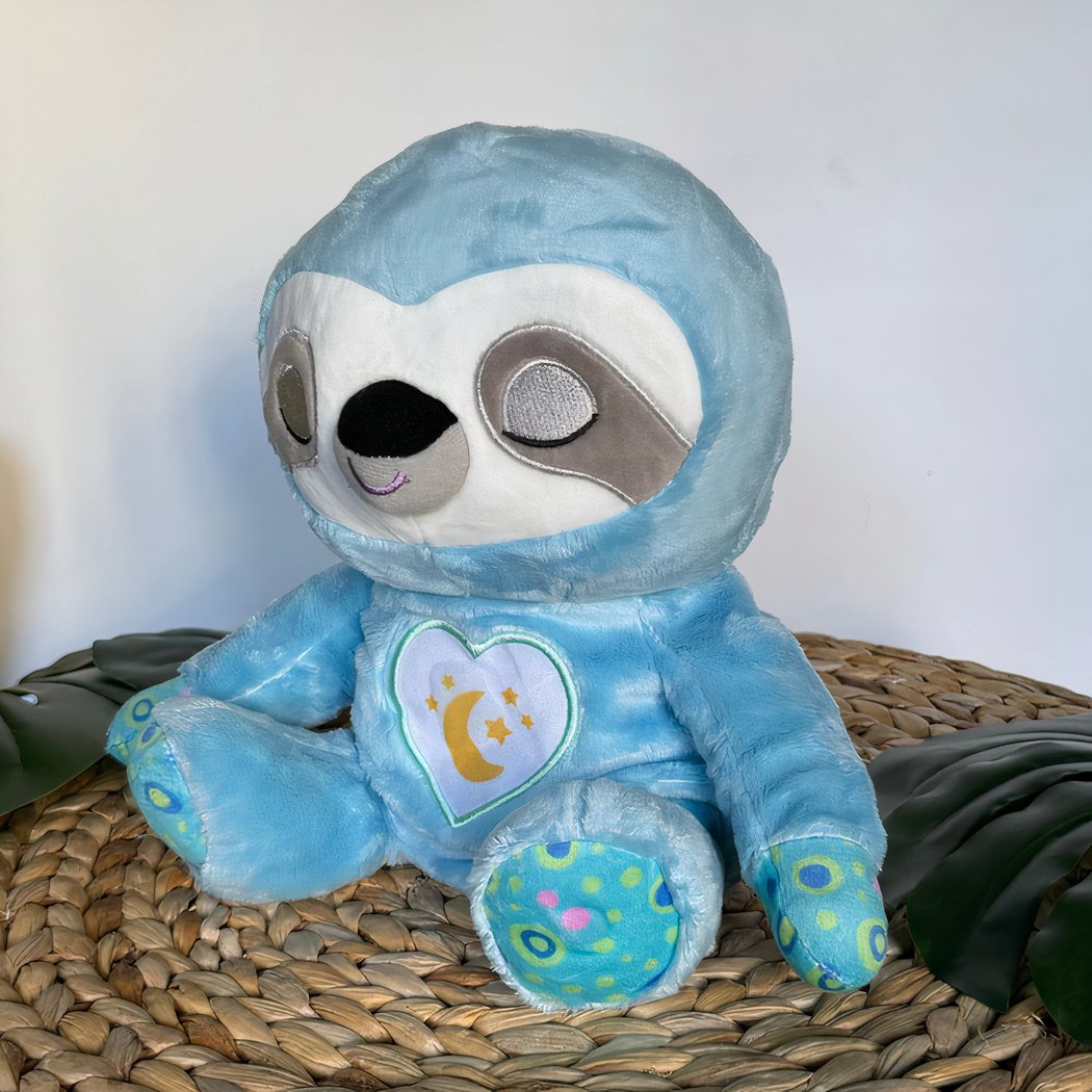 Peluche veilleuse paresseux qui respire