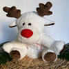 Peluche veilleuse renne de Noël qui respire avec berceuses