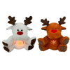 Peluche veilleuse renne de Noël qui respire avec berceuses