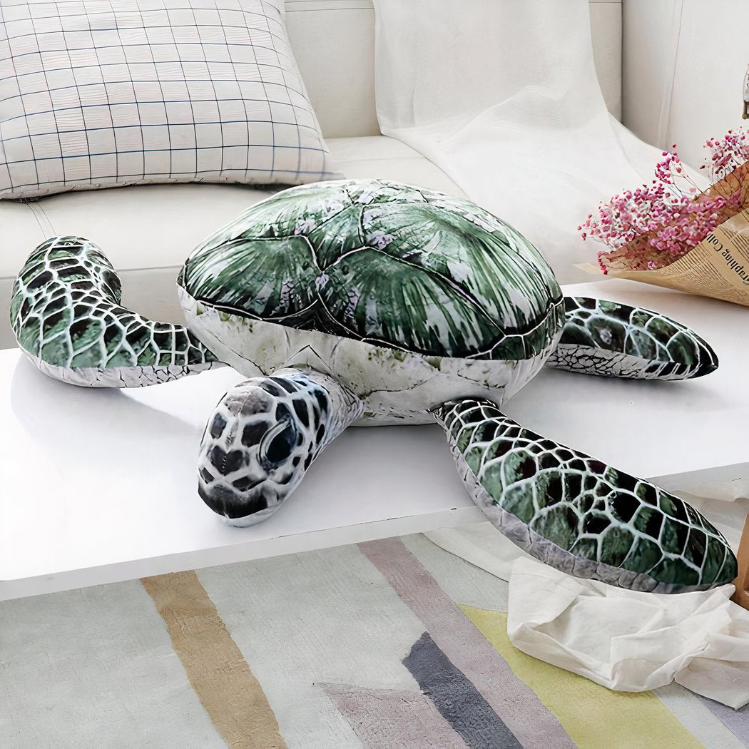 Peluche tortue de mer verte