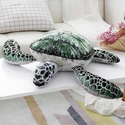 Peluche tortue de mer verte