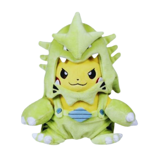 Peluche Pikachu déguisé en Tyranocif