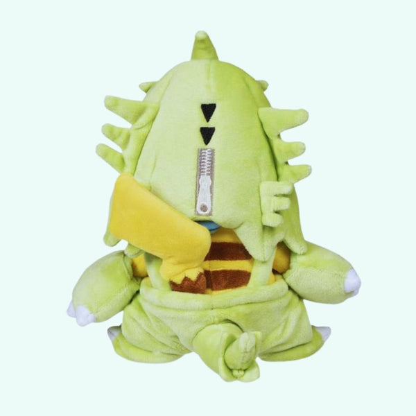 Peluche Pikachu déguisé en Tyranocif