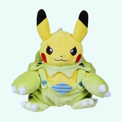 Peluche Pikachu déguisé en Tyranocif