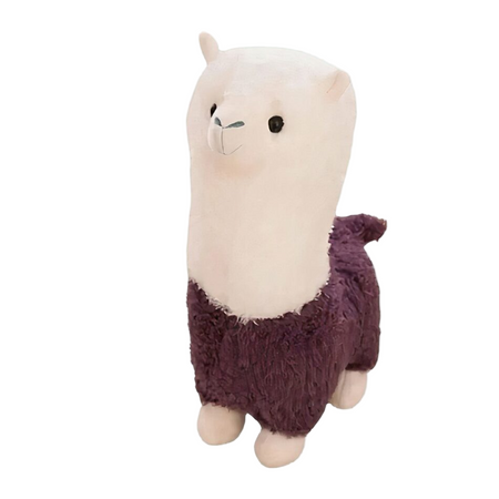 Peluche Lama alpaga violet