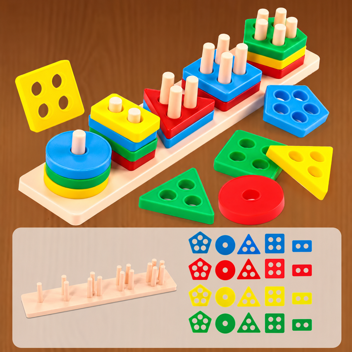 Jeu géométrique Montessori