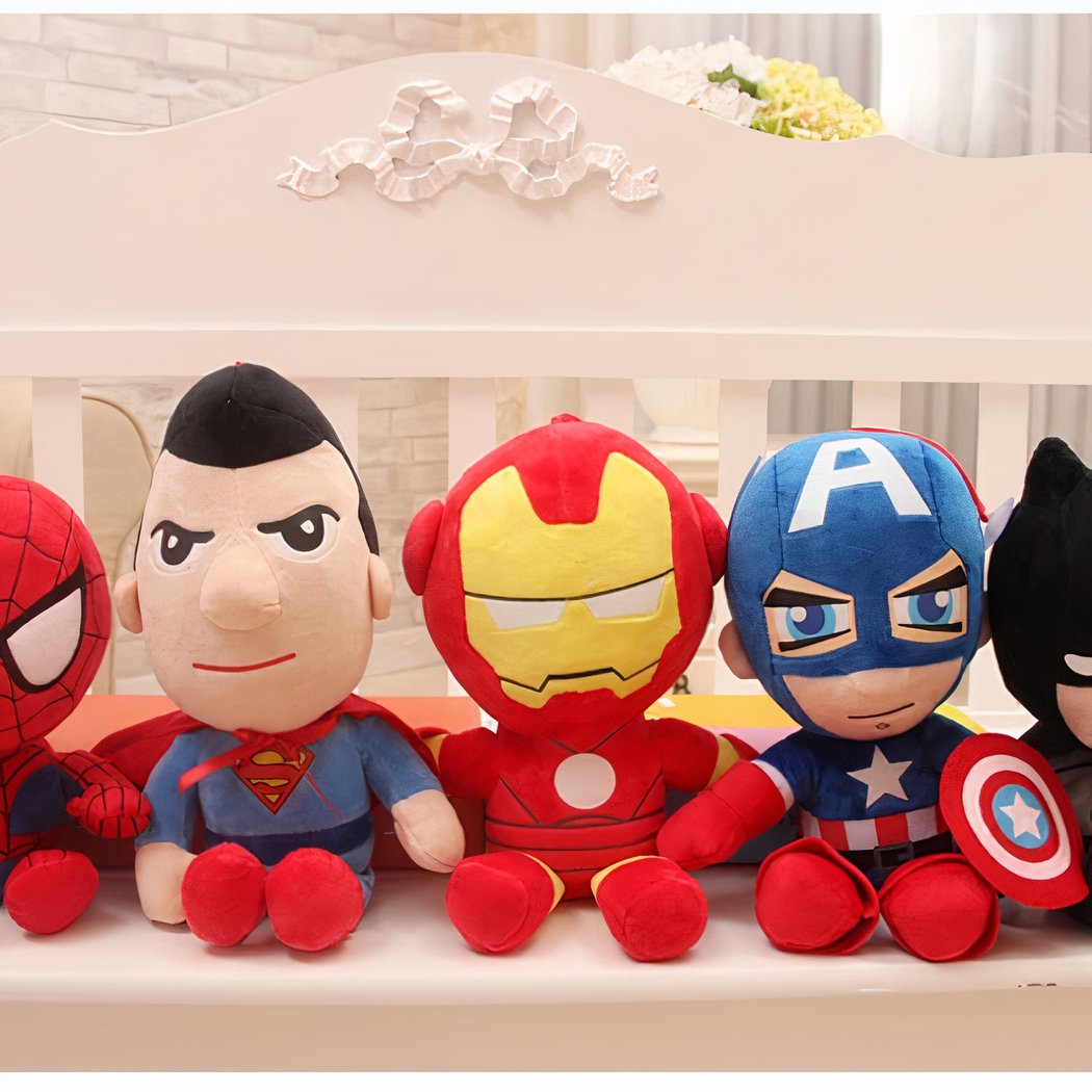 Peluches Marvel et DC