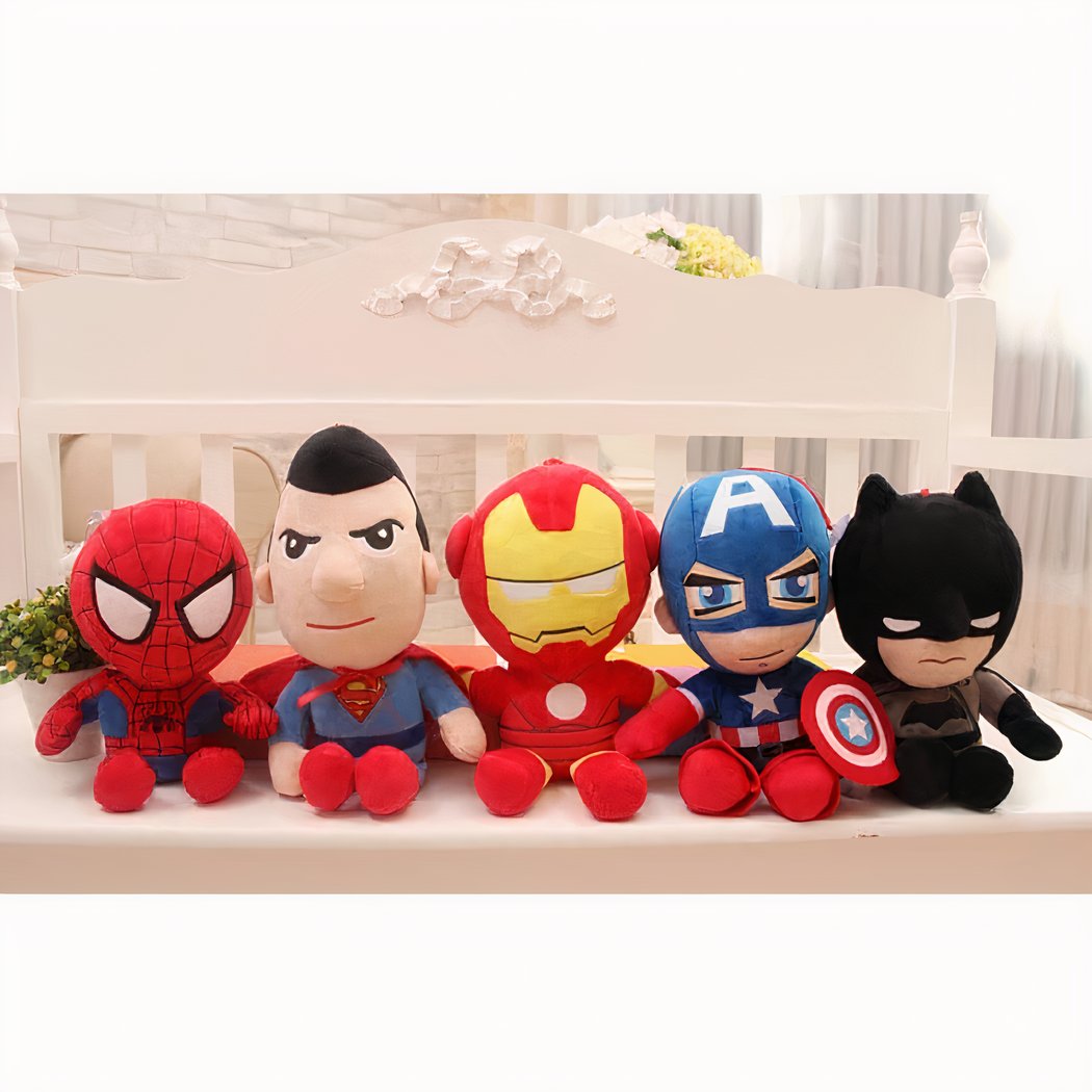 Peluches Marvel et DC