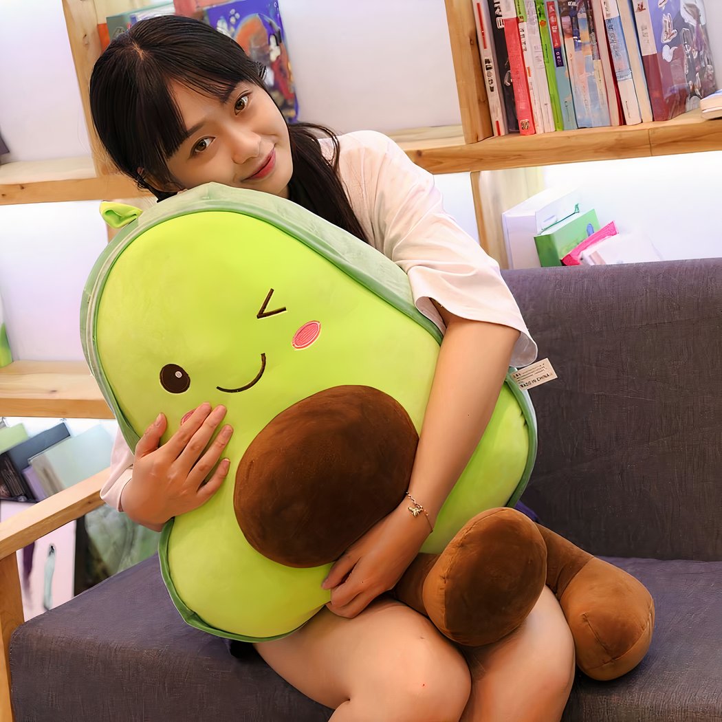 Peluche avocat mignon pour fille