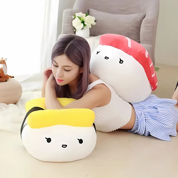 Peluche coussin sushi doux et mignon