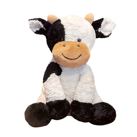Peluche vache avec poils doux