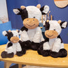 Peluche vache avec poils doux