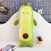 Peluche oreiller géant en forme d'avocat