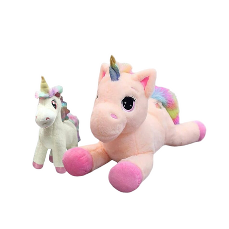 Pack de peluche licorne arc-en-ciel trop mignonne