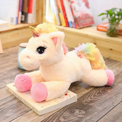 Pack de peluche licorne arc-en-ciel trop mignonne