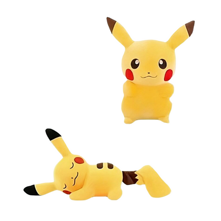 Pack de peluche Pikachu qui dort super mignon