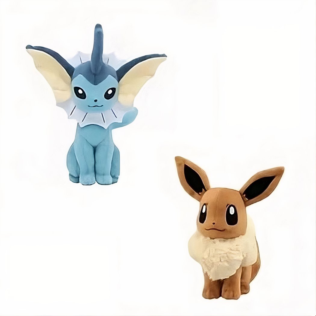 Pack de peluche Pokemon Evoli 20cm + Aquali toute douce