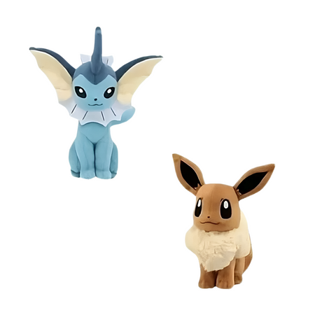 Pack de peluche Pokemon Evoli 20cm + Aquali toute douce