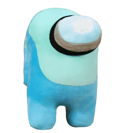 Peluche Among Us bleue turquoise