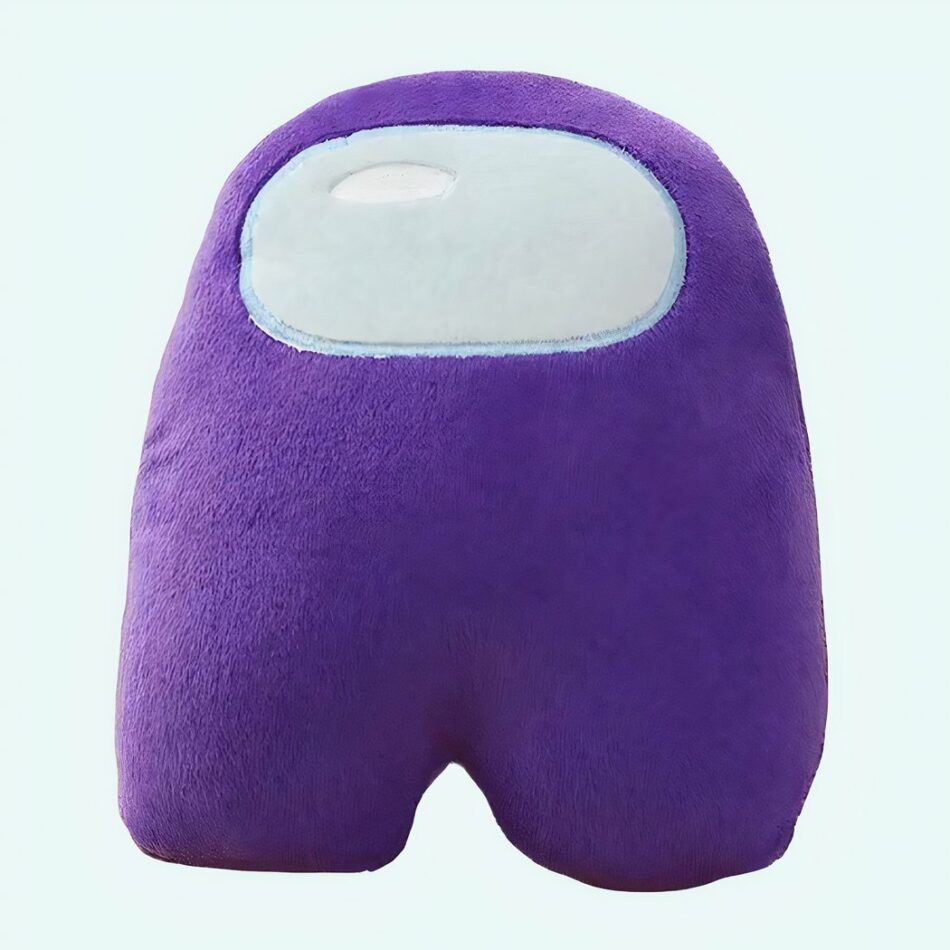 Peluche Among Us violette