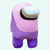 Peluche Among Us violette rose