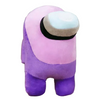 Peluche Among Us violette rose