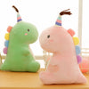 Peluche Dinosaure avec queue colorée