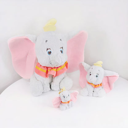 Peluche Dumbo gris tout doux