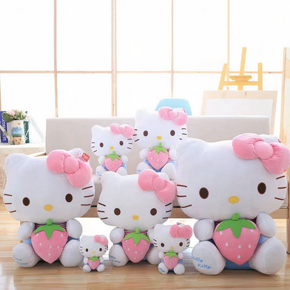 Peluche Hello Kitty fraise