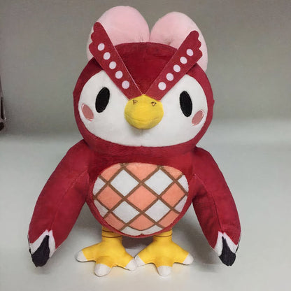 Peluche Hibou bordeaux