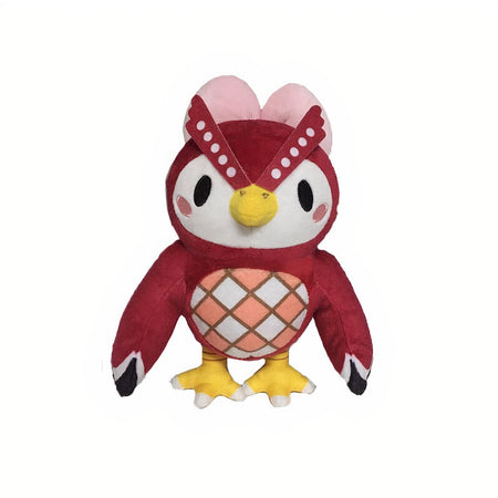 Peluche Hibou bordeaux