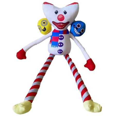 Peluche Huggy Wuggy qui fait peur en Clown