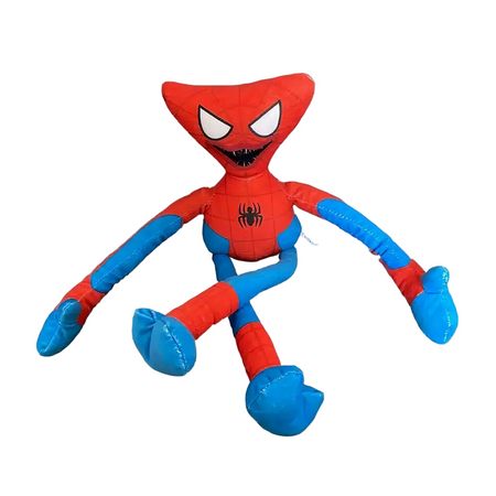 Peluche Huggy Wuggy qui fait peur en Spider-man