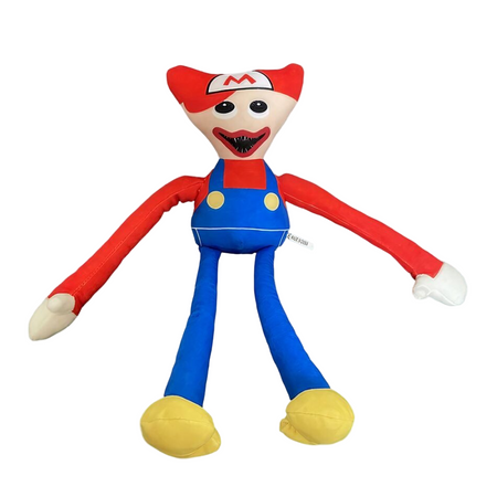 Peluche Huggy Wuggy qui fait peur en Super-Mario