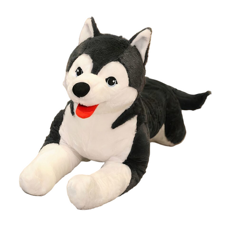 Peluche chien Husky mignon
