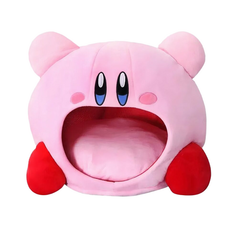 Peluche Kirby à grosse bouche ouverte