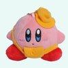 Peluche Kirby avec casquette jaune