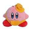 Peluche Kirby avec casquette jaune