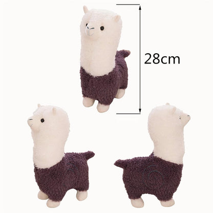 Peluche Lama alpaga violet