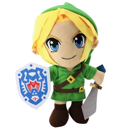 Peluche Link épée et bouclier