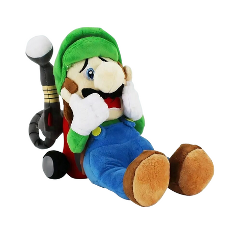 Peluche Luigi terrifié