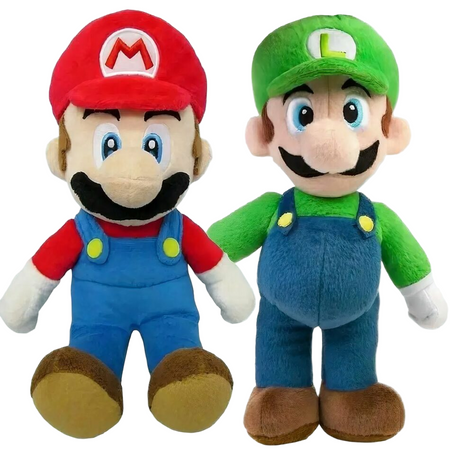 Peluche Mario et Luigi