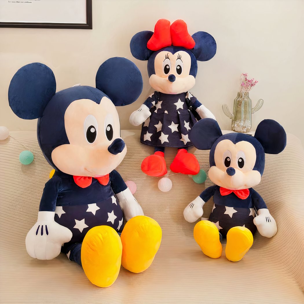 Peluche Minnie robe étoile
