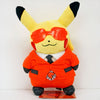 Peluche Pikachu avec costume rouge