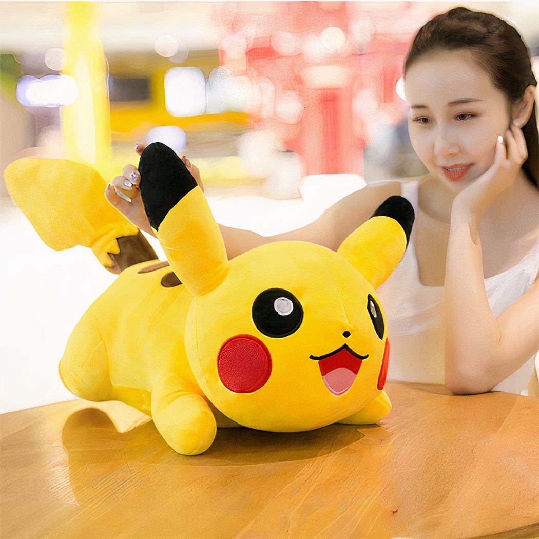 Peluche Pikachu grand sourire