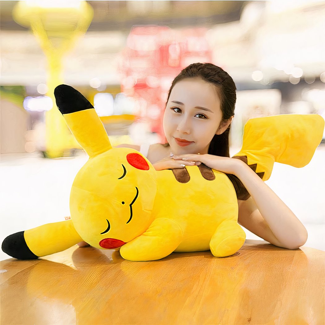 Peluche Pikachu qui dort