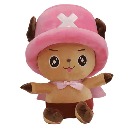 Peluche Tony Chopper One Piece mignon rose