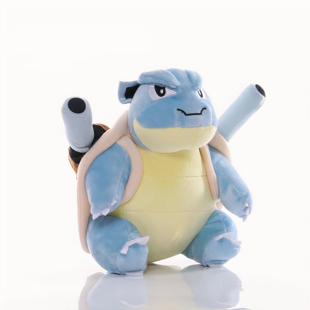 Peluche Tortank Pokemon prêt pour défendre