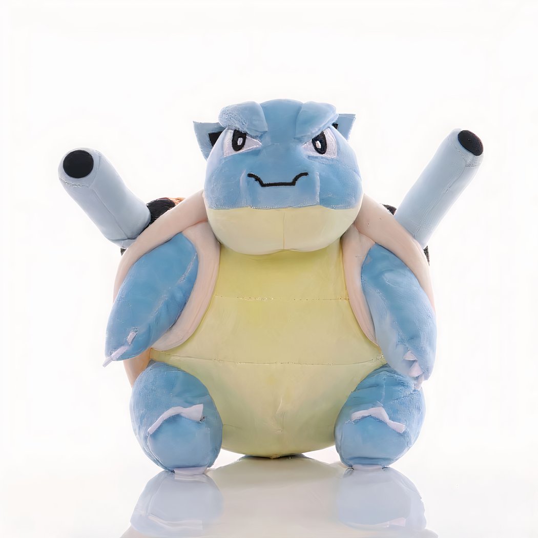 Peluche Tortank Pokemon prêt pour défendre