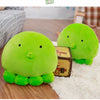 Peluche Verte poulpe oreiller